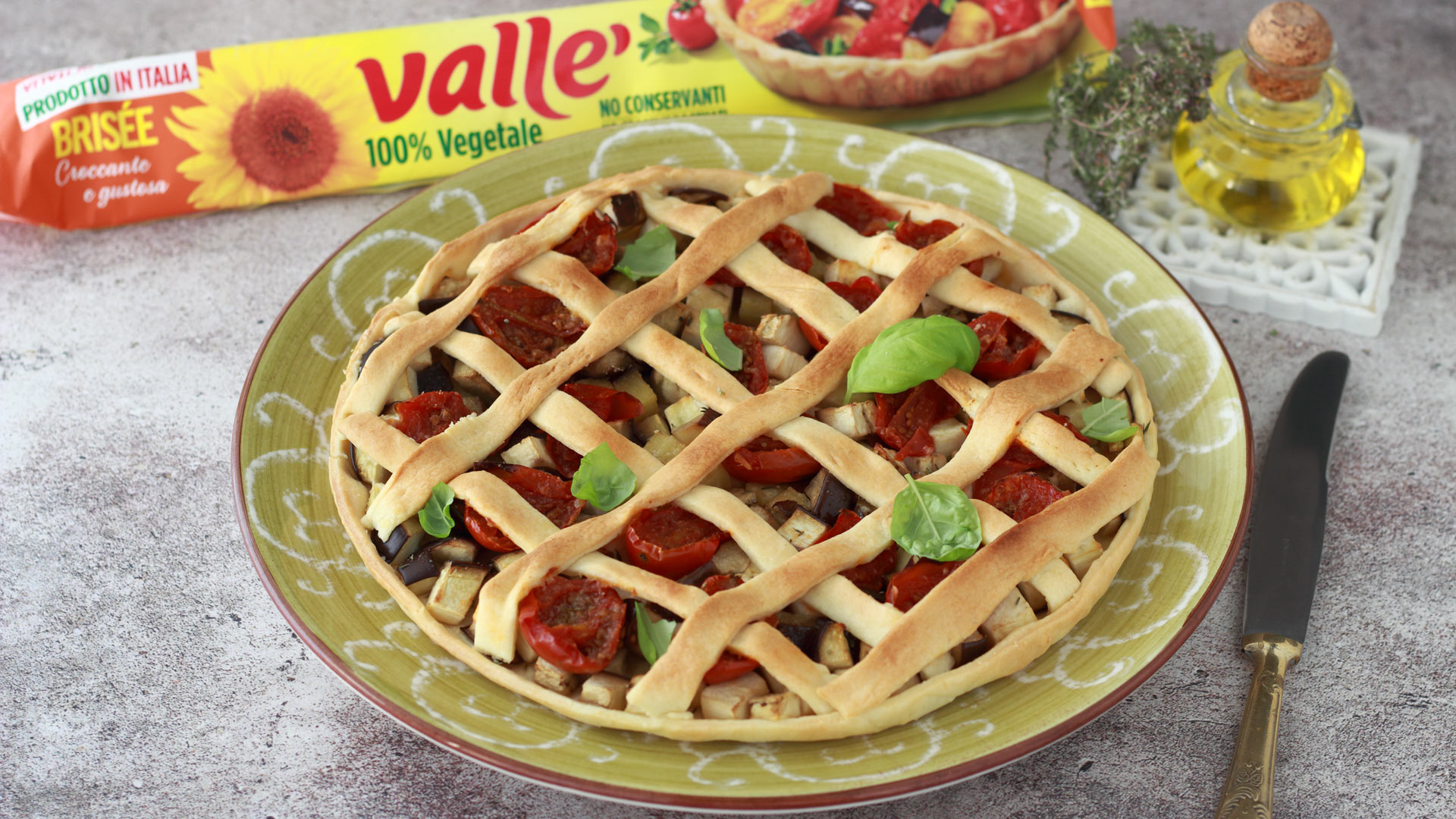 ricetta crostata con margarina vallé
